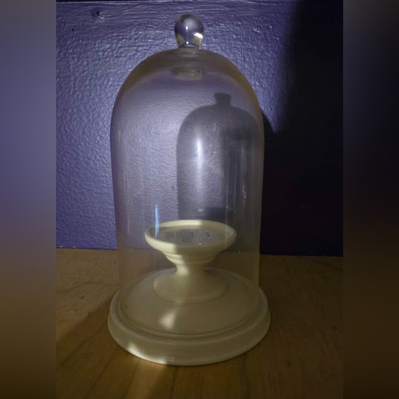 Bath & Body Works Other - Bath&Body Works cream colored cloche glass mini 1.3oz candle luminary